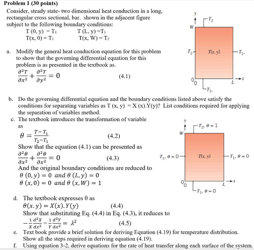 Problem 1 (30 points) Consider, steady state- two | Chegg.com