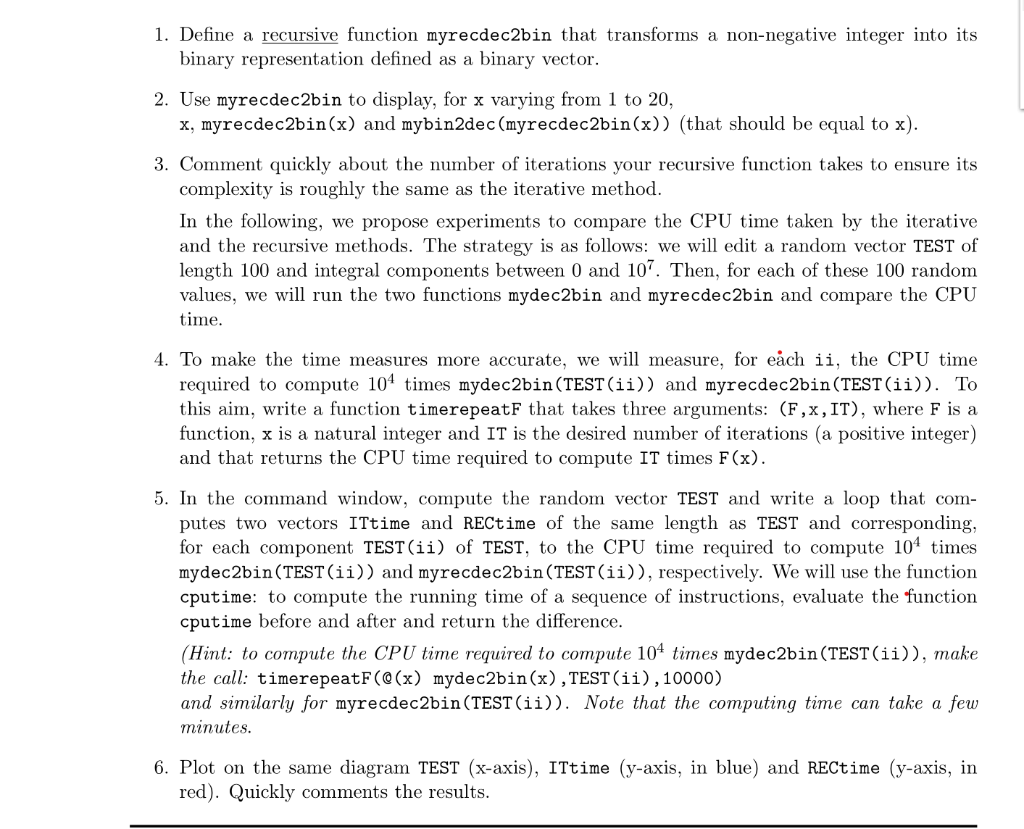 Solved anyone can help me do these six questions by using | Chegg.com