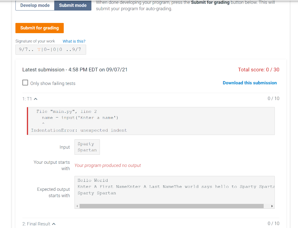 Solved 2.11 LAB 2D: Code Debugging Overview Fix errors in a | Chegg.com