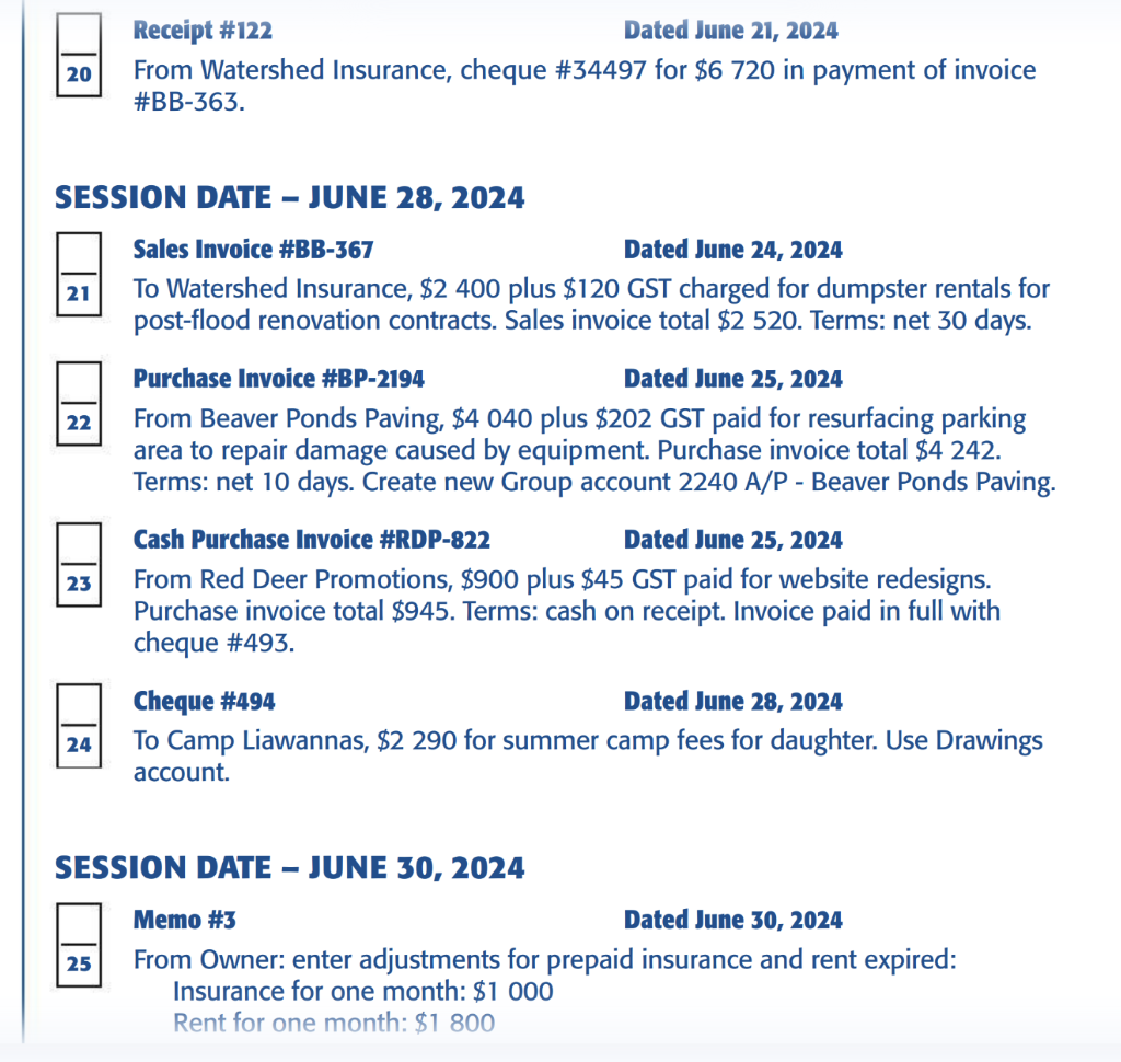 Solved Session Date - June 30, 2024 Memo #3 Dated June 30, 