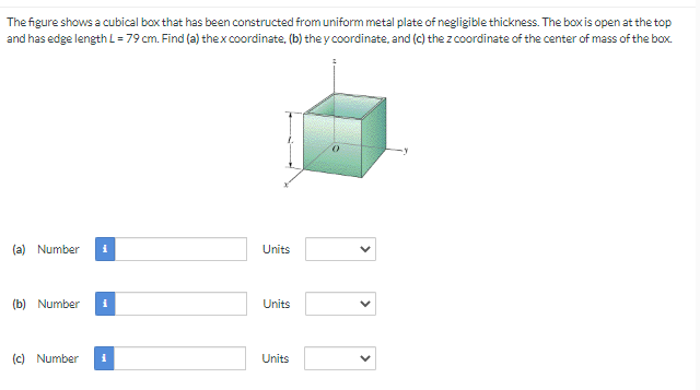 The Figure Shows A Cubical Box That Has Been | Chegg.com