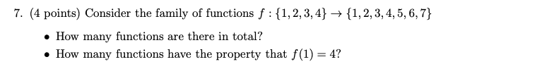 Solved 7. (4 Points) Consider The Family Of Functions | Chegg.com