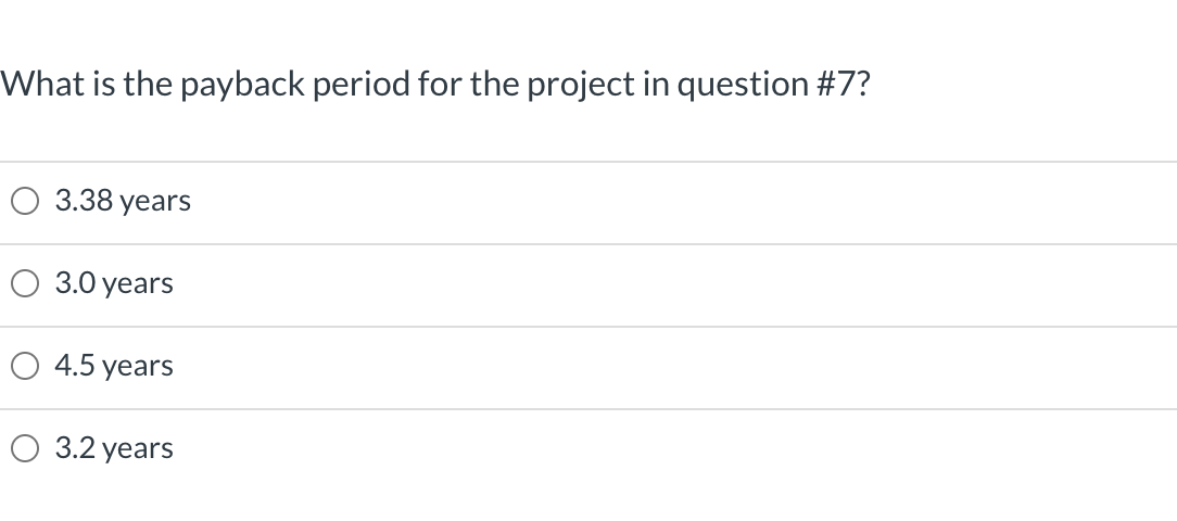 Solved A Project Has The Following Cash Flows Year O 1 2 3 Chegg