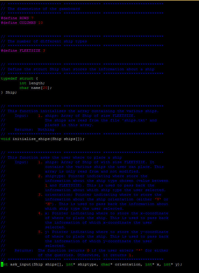 C++ Programming (Topic: Battle-ships). 3 Pictures | Chegg.com