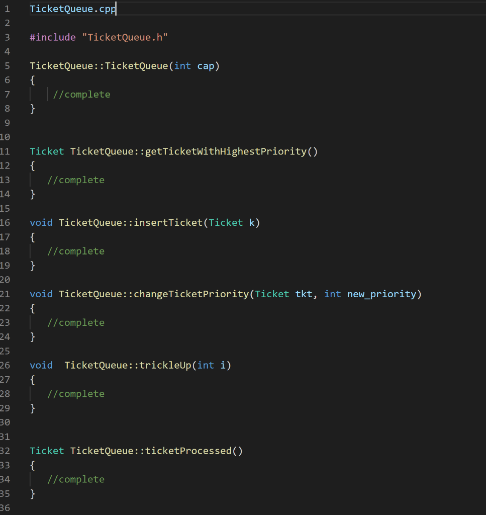 Please Note: I have provided you partial code for | Chegg.com