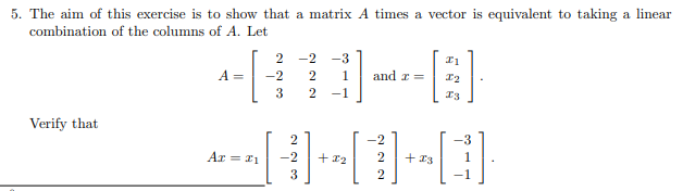 Solved 5. The aim of this exercise is to show that a matrix | Chegg.com