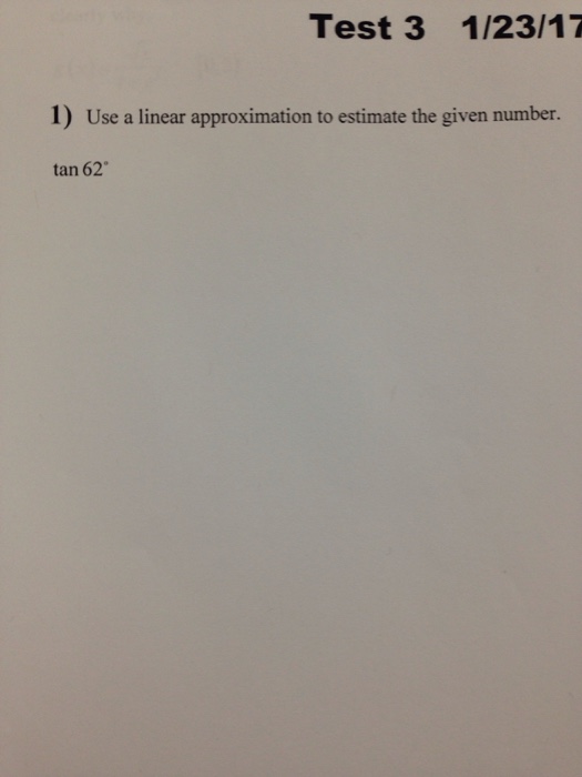 Solved Use a linear approximation to estimate the given | Chegg.com