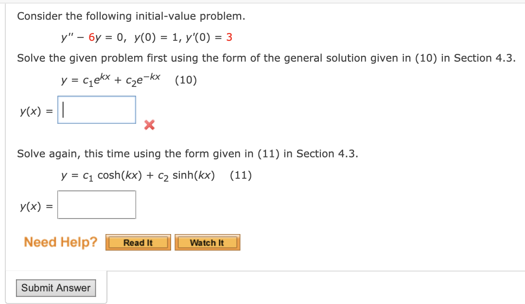 Solved Consider The Following Initial-value Problem. | Chegg.com