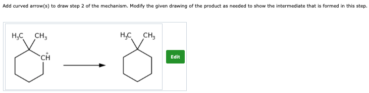 Solved Add curved arrow(s) to draw step 2 of the mechanism. | Chegg.com
