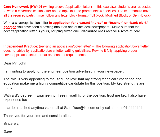 Cover Letter Writing Guidelines Top Display Popular