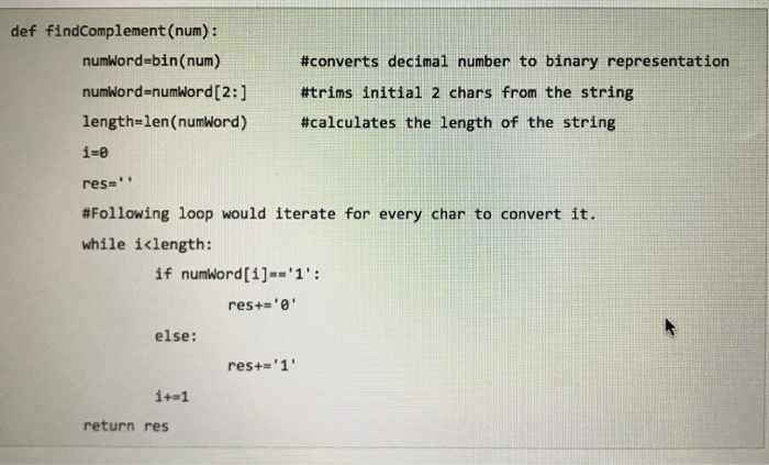 Solved Given a positive integer, output its 2's complement | Chegg.com