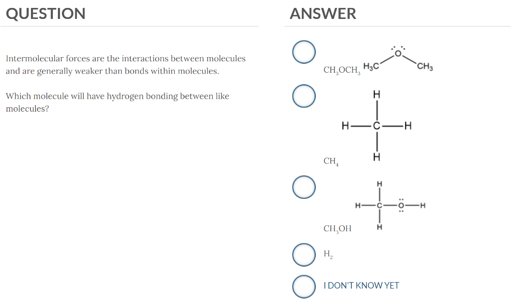 Solved Intermolecular Forces Are The Interactions Between | Chegg.com