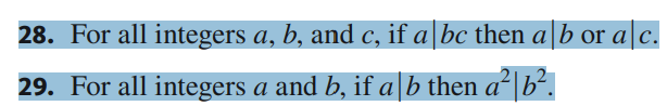 Solved For each statement in 28 and 29, determine whether | Chegg.com