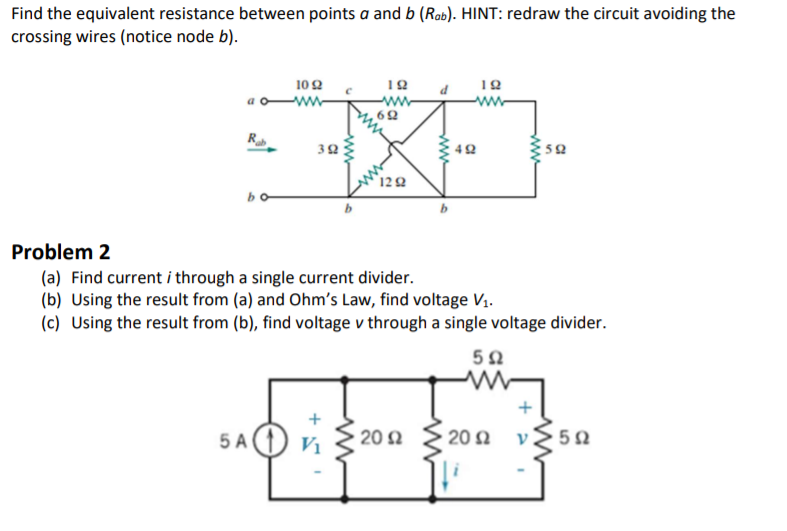 Solved Find The Equivalent Resistance Between Points A And B | Chegg.com