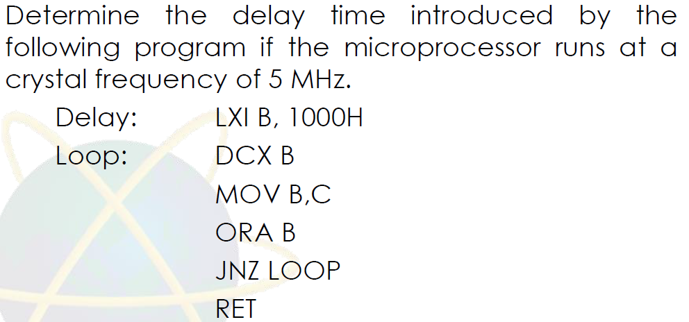 Solved Determine the delay time introduced by the following | Chegg.com