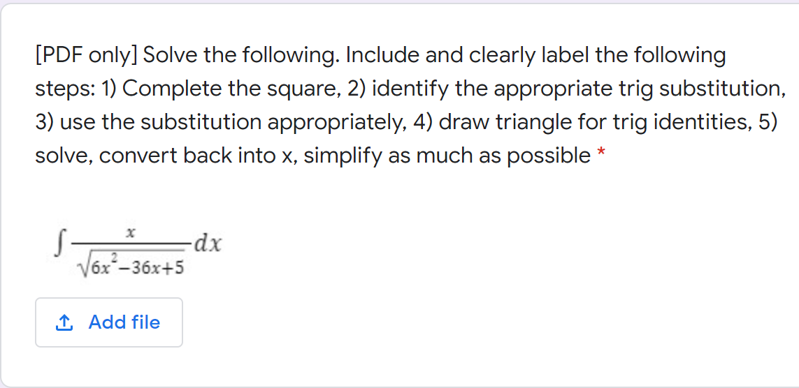 Solved [PDF only] Solve the following. Include and clearly | Chegg.com