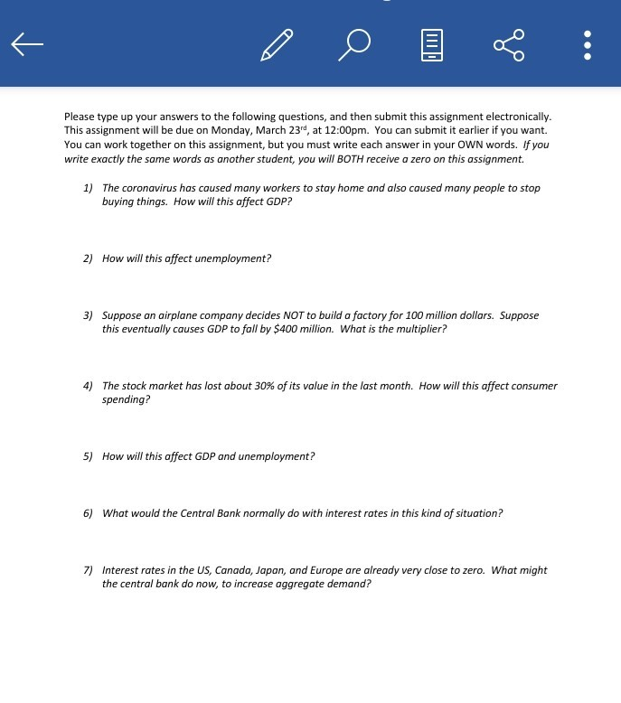 Solved Please type up your answers to the following | Chegg.com