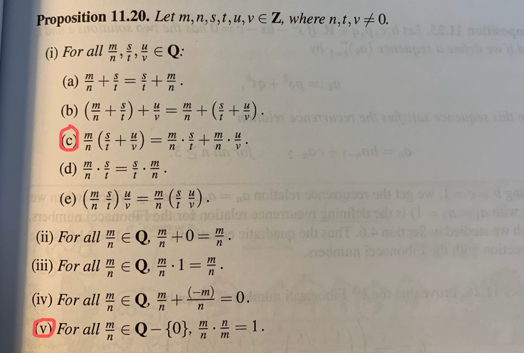 Solved Proposition 11 Let M N S T U Ve Z Where Nt Chegg Com