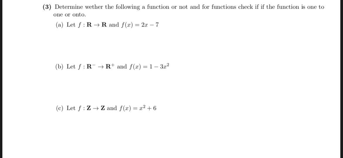 Solved - BY Following These Steps :is It One-to-one? And Is | Chegg.com