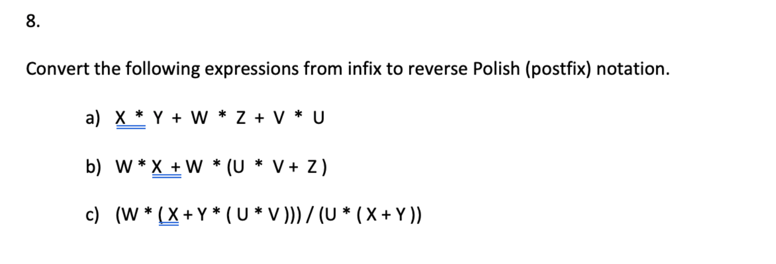 infix to prefix notation converter online