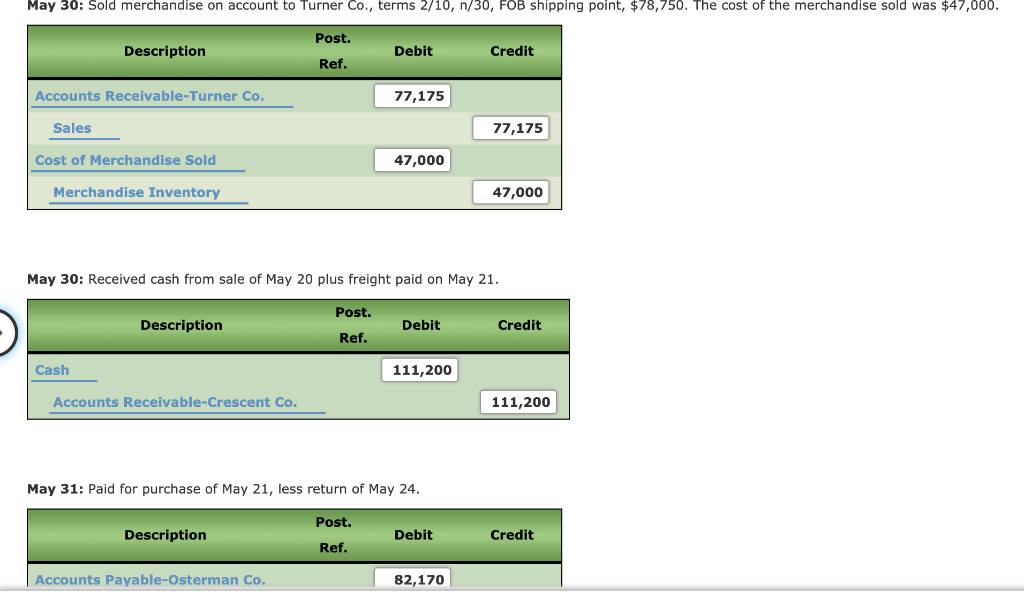 Solved Part 1 and Part 2 Palisade Creek Co. is a