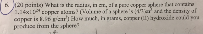 solved-what-is-the-radius-in-cm-of-a-pure-copper-sphere-chegg