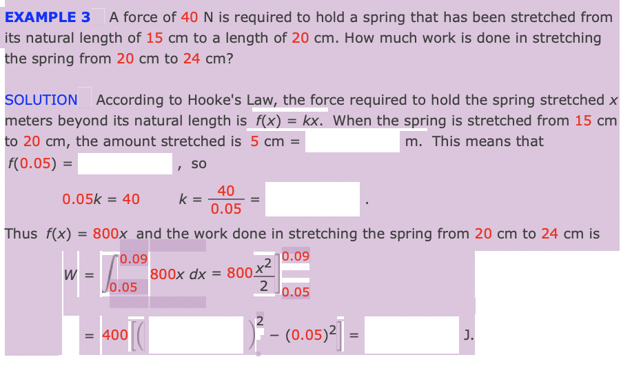 Solved A force of 40 N is required to hold a spring that has
