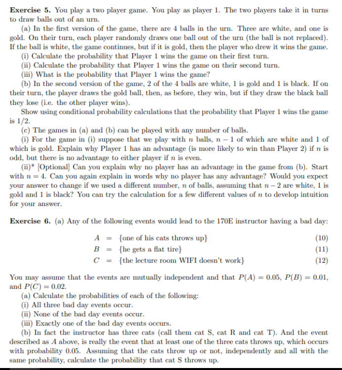 Exercise 5 You Play A Two Player Game You Play As Chegg