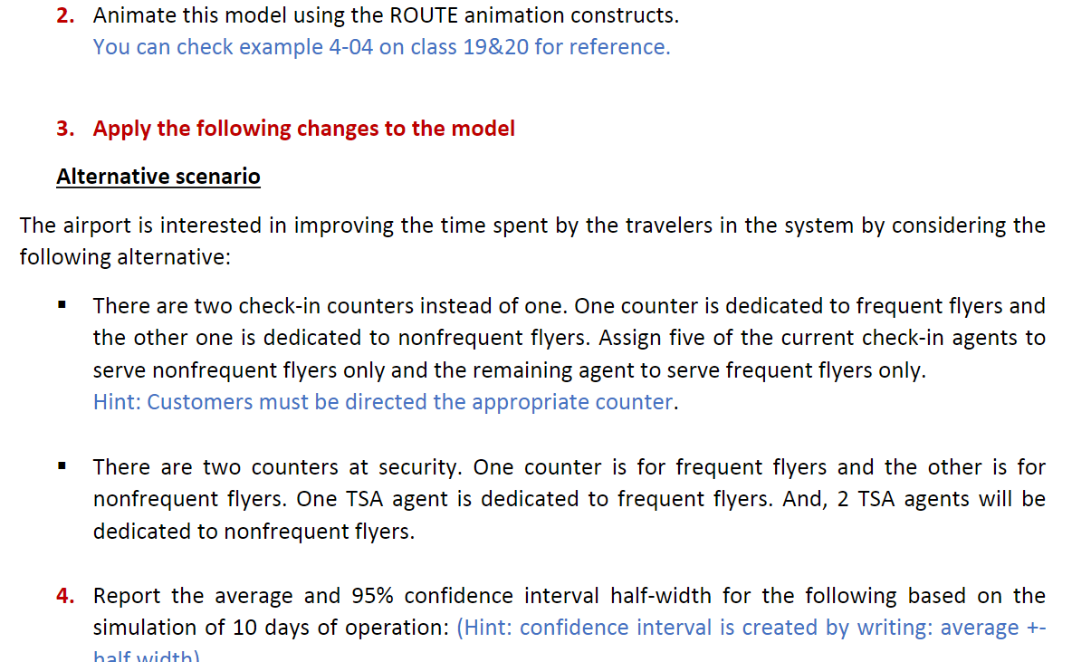 Simulation of airline RM problem using arena (see online version for