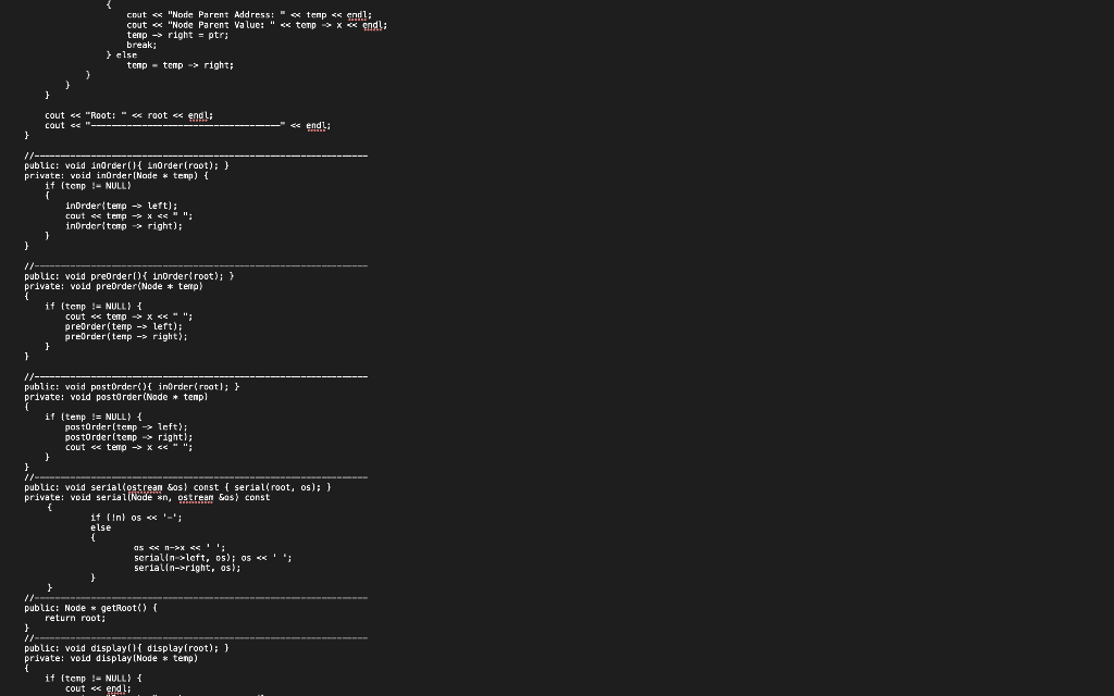 Solved Download the Program: BST-04-1.cpp Note that after | Chegg.com