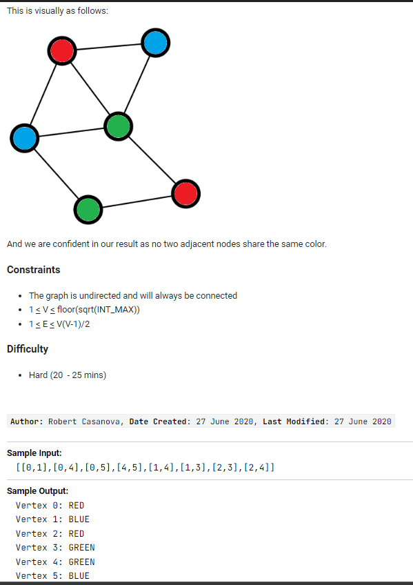 Solved Problem Statement Graph coloring is a special, | Chegg.com