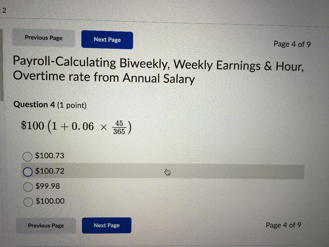 Solved Payroll-Calculating Biweekly, Weekly Earnings \& | Chegg.com