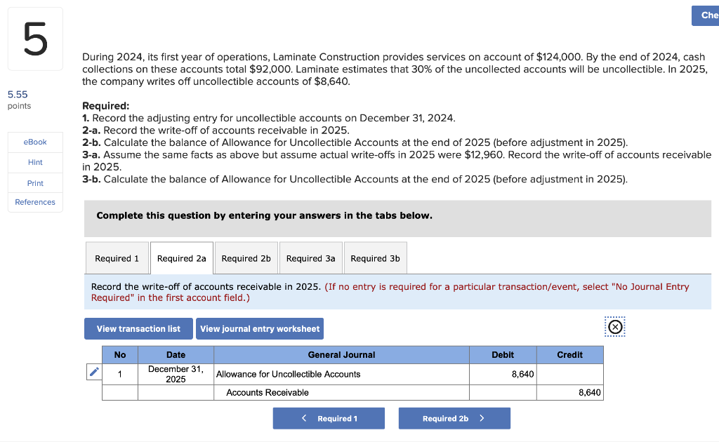 Solved During 2024 , its first year of operations, Laminate