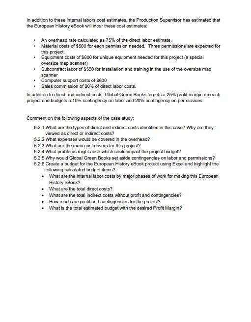Solved Unit 5 Detailed Assignments Submit the answers to | Chegg.com