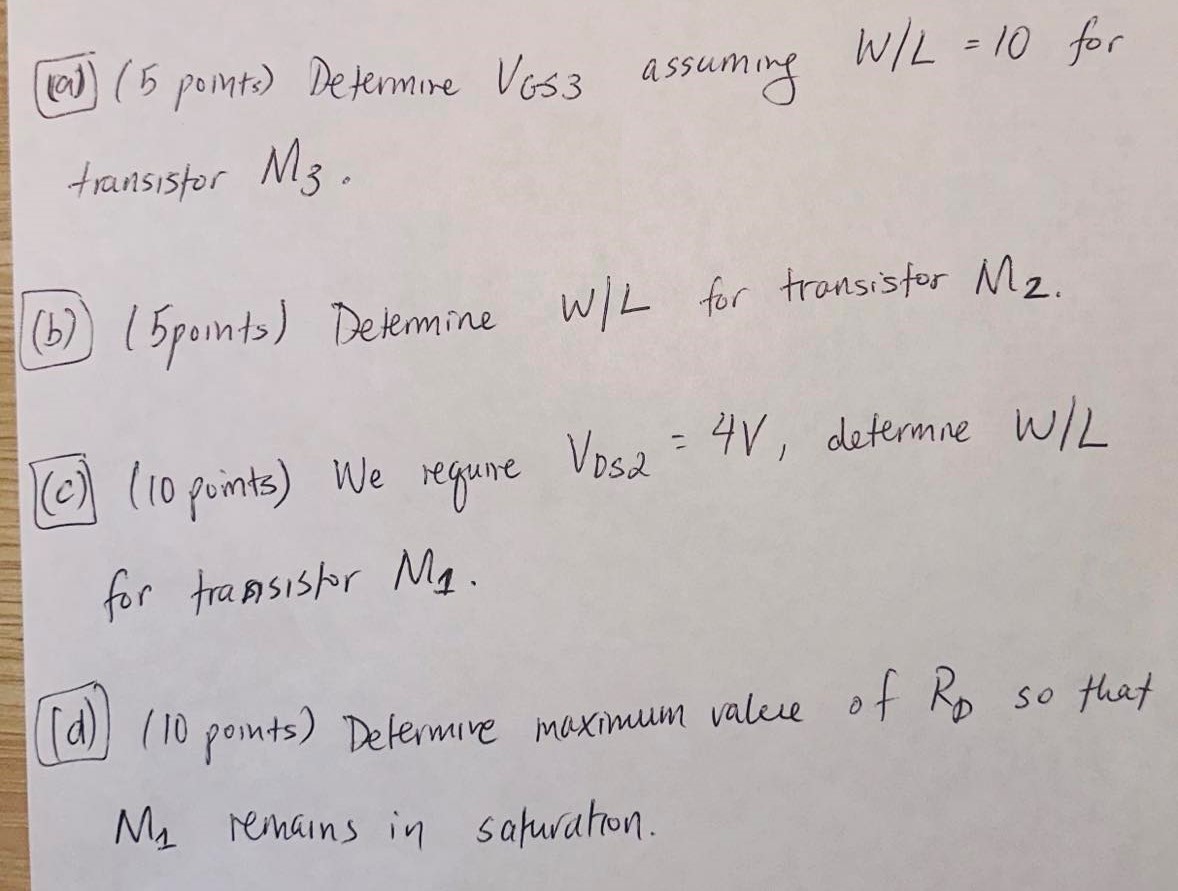 Solved Question \2) All transistors in the currentsource