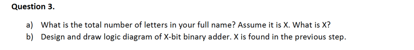 Solved Question 3. a) What is the total number of letters in | Chegg.com