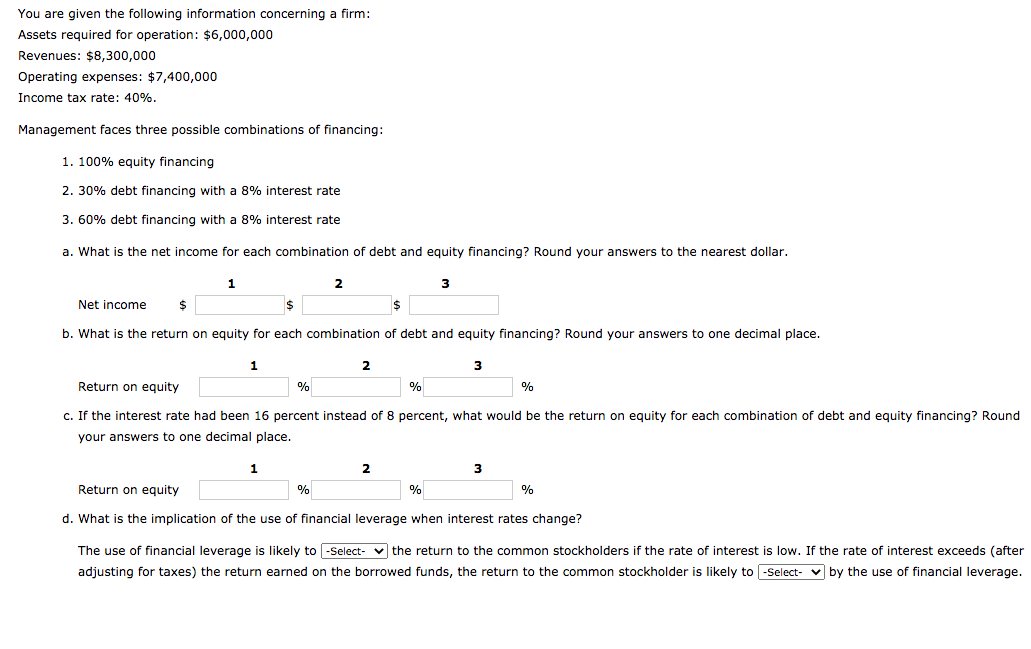Solved You are given the following information concerning a | Chegg.com