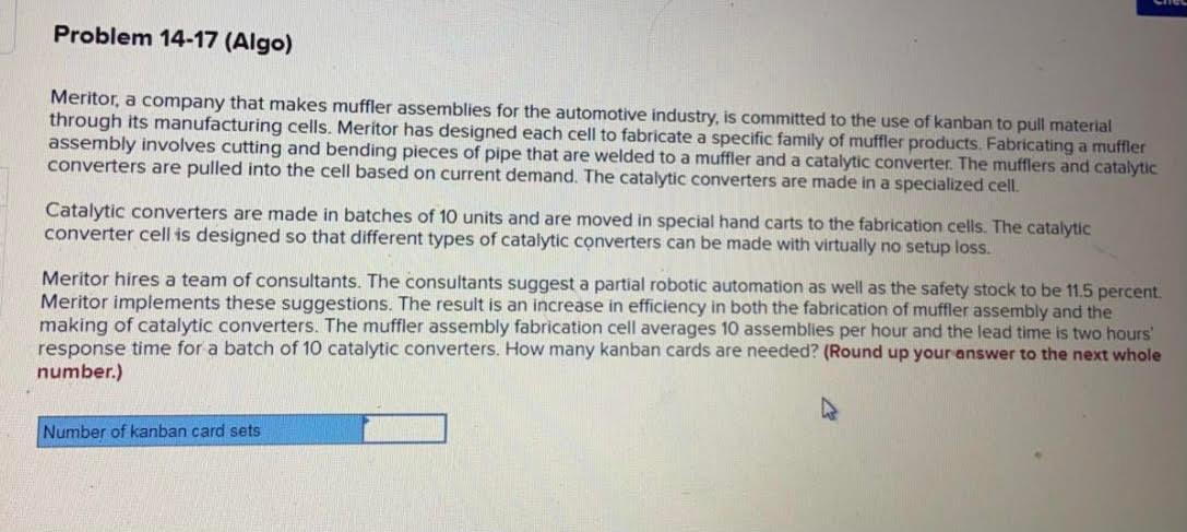 solved-problem-14-17-algo-meritor-a-company-that-makes-chegg