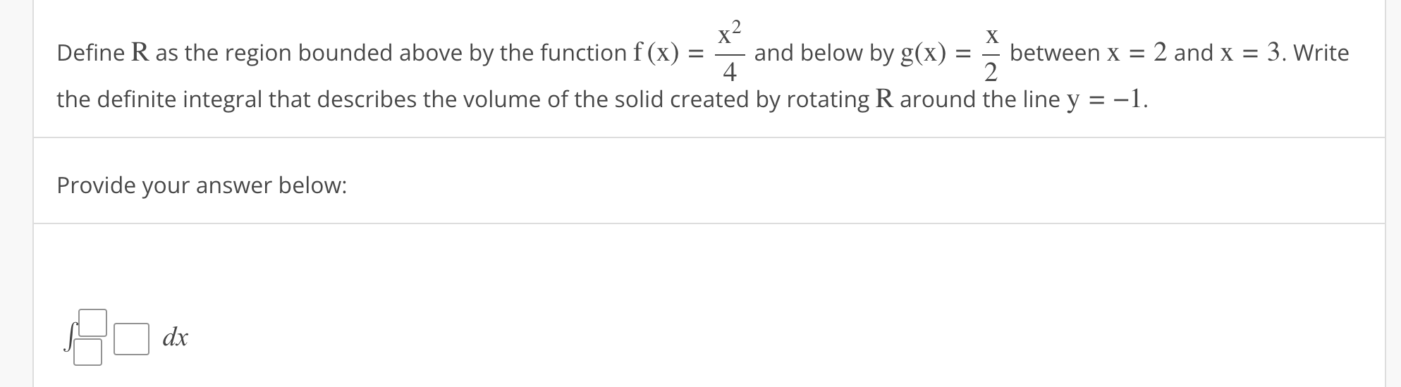 Solved Define R As The Region Bounded Above By The Function 5066