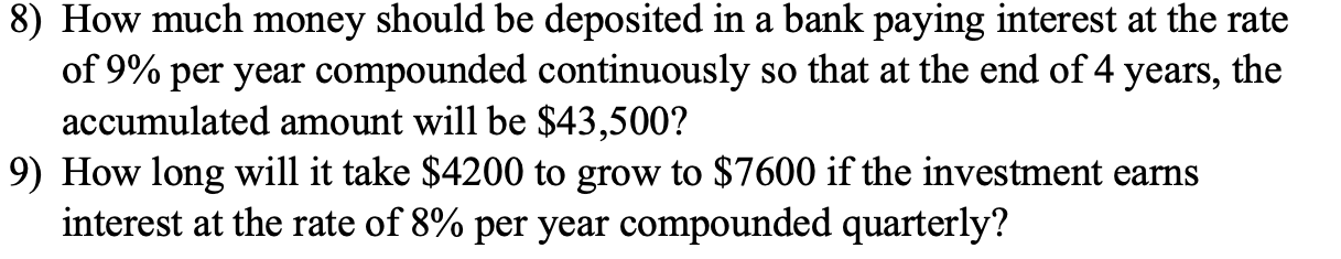 Solved Determine The Simple Interest Rate At Which $1,200 