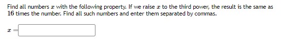 Solved Find all numbers x with the following property. If we | Chegg.com