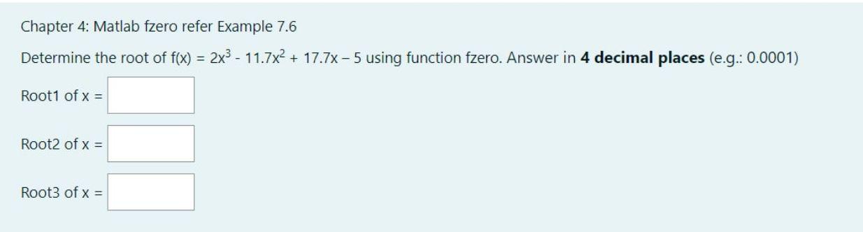 Solved Please answer for Matlab only and show me the coding. | Chegg.com