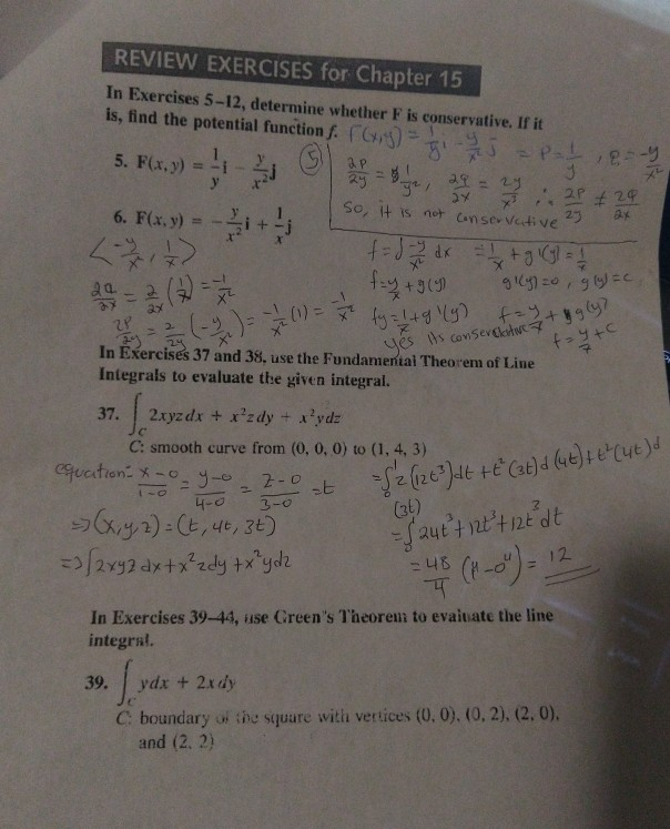 Solved REVIEW EXERCISES for Chapter 15 In Exercises 5-12, | Chegg.com