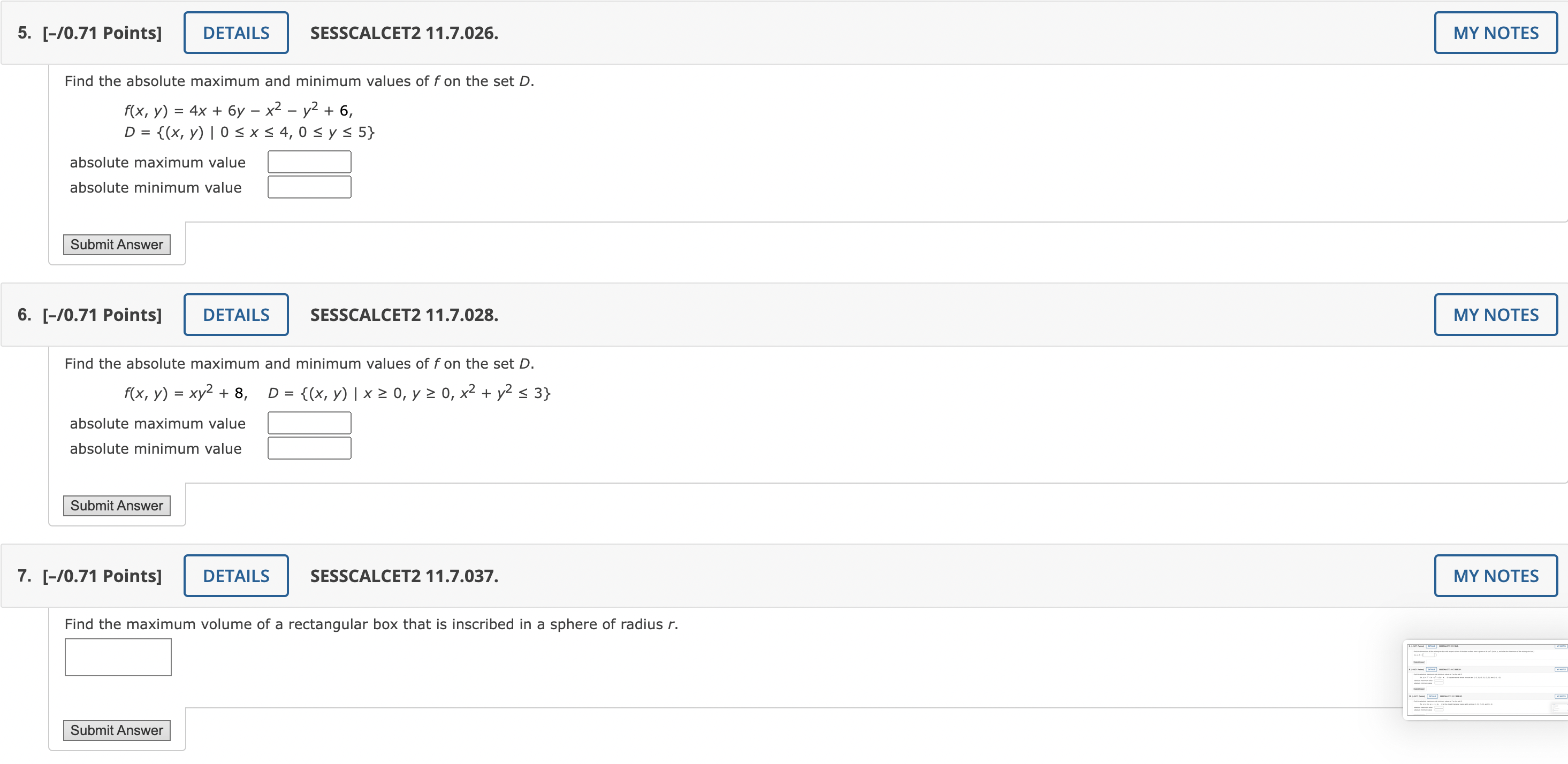 Solved Find the absolute maximum and minimum values of f on | Chegg.com