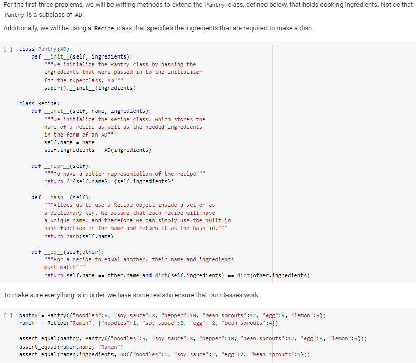 - Arithmetic Dictionaries In this assignment, we will | Chegg.com