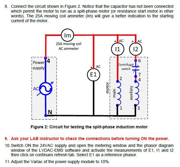 Solved 1- Capacitor-Start Module. CAPACITOR-START MOTOR So | Chegg.com