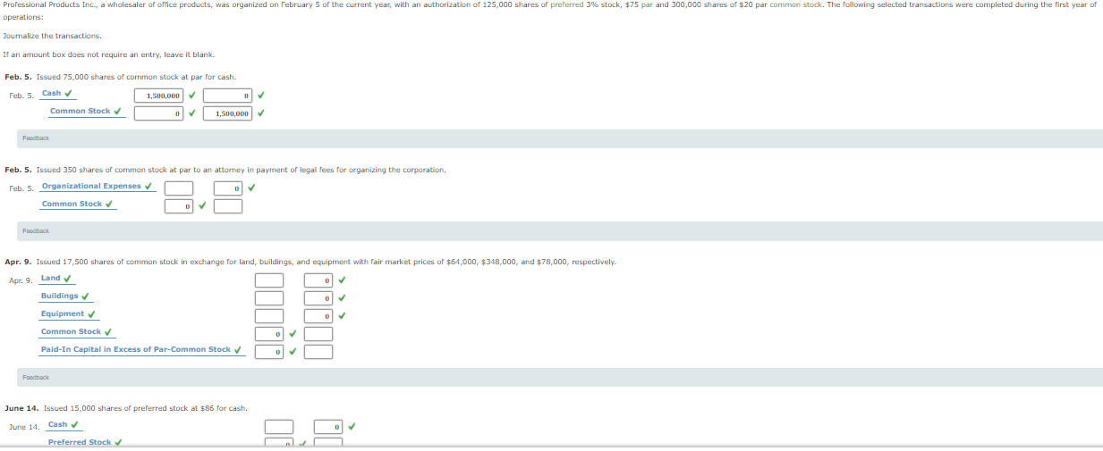 Solved Professional Products Inc., a wholesaler of office