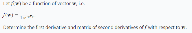 Solved Let f(w) be a function of vector w, i.e. | Chegg.com
