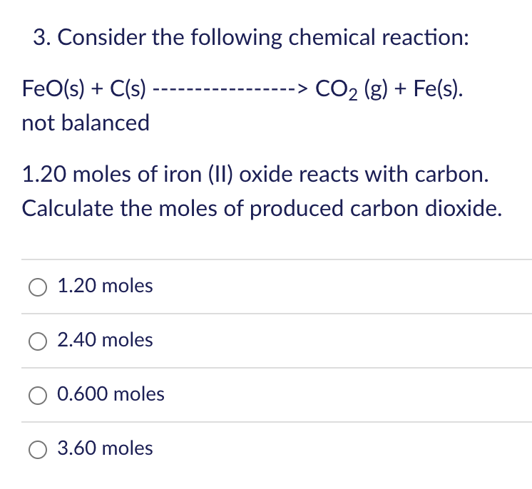 Solved 2. Consider the following chemical reaction: | Chegg.com