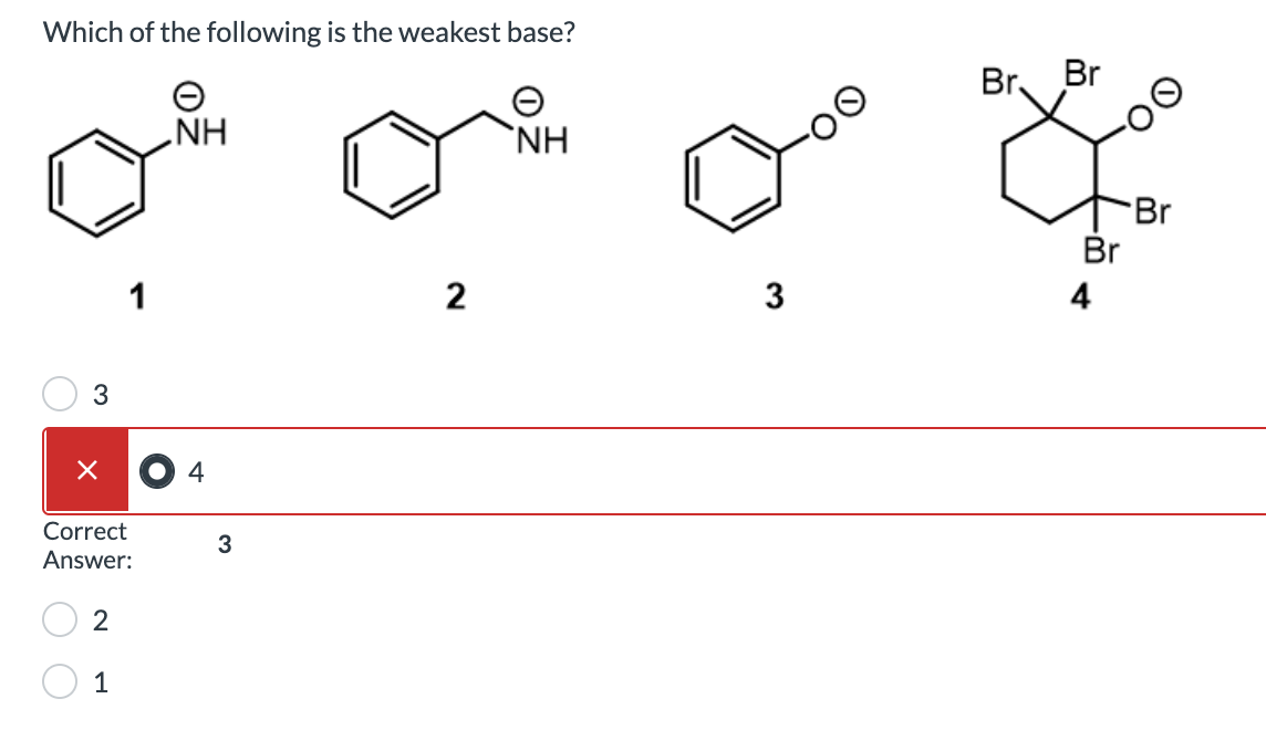 solved-which-of-the-following-is-the-weakest-base-1-2-3-4-3-chegg